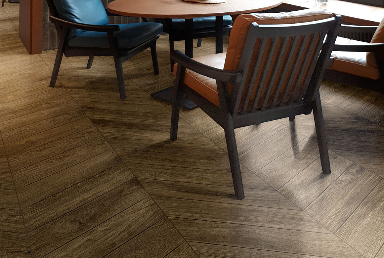 OSSIMORI CHEVRON MARRONE
